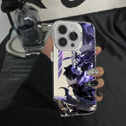Solo Leveling Cool Sung Jinwoo iPhone Case White