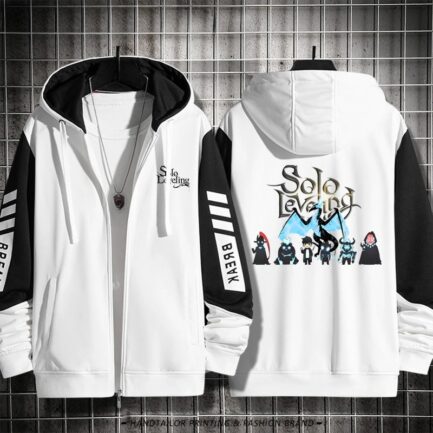 Solo Leveling Chibi Shadows Jacket White