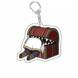 Frieren Mimic Funny Meme Anime Keychain