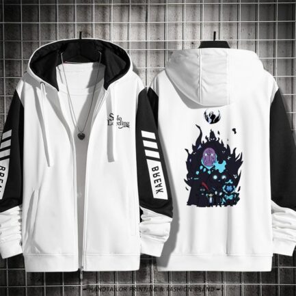 Solo Leveling Cute Anime Jacket White