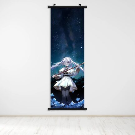 Frieren Starry Night Wall Scroll