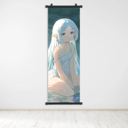 Young Frieren Wall Scroll