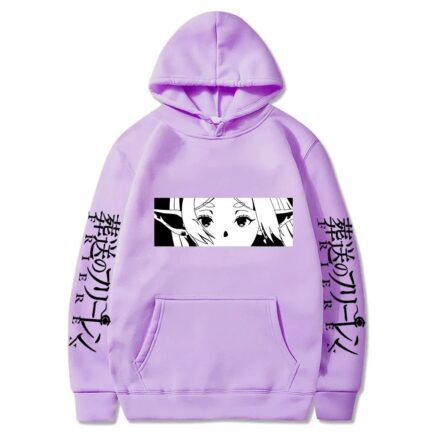 Frieren Beyond Journey's End Manga Hoodie Purple