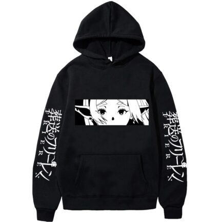 Frieren Beyond Journey's End Manga Hoodie Black