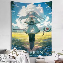 Frieren 3D Art Tapestry