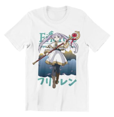 Frieren Beyond Journey's End Anime T-Shirt White