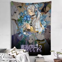 Frierens Blue Flower Tapestry