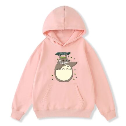 Studio Ghibli Totoro Anime Hoodie Pink
