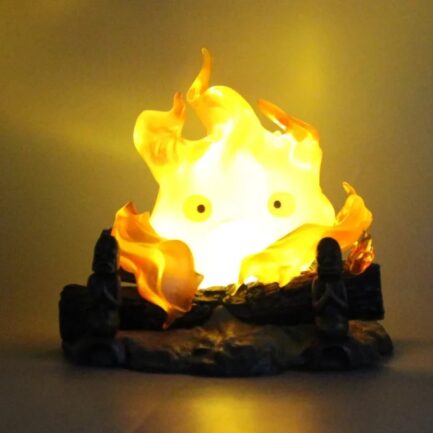 Howl's Moving Castle Calcifer Lamp On
