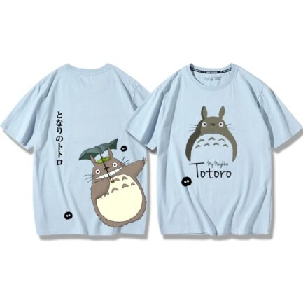 Studio Ghibli My Neighbor Totoro Cute Anime Shirt Blue