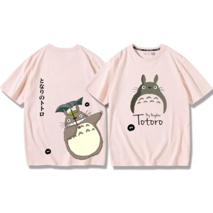 Studio Ghibli My Neighbor Totoro Cute Anime Shirt Pink
